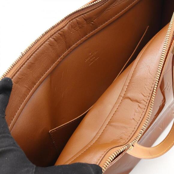 LOUIS VUITTON Brown Leather Tote Bag - Picture 7 of 10